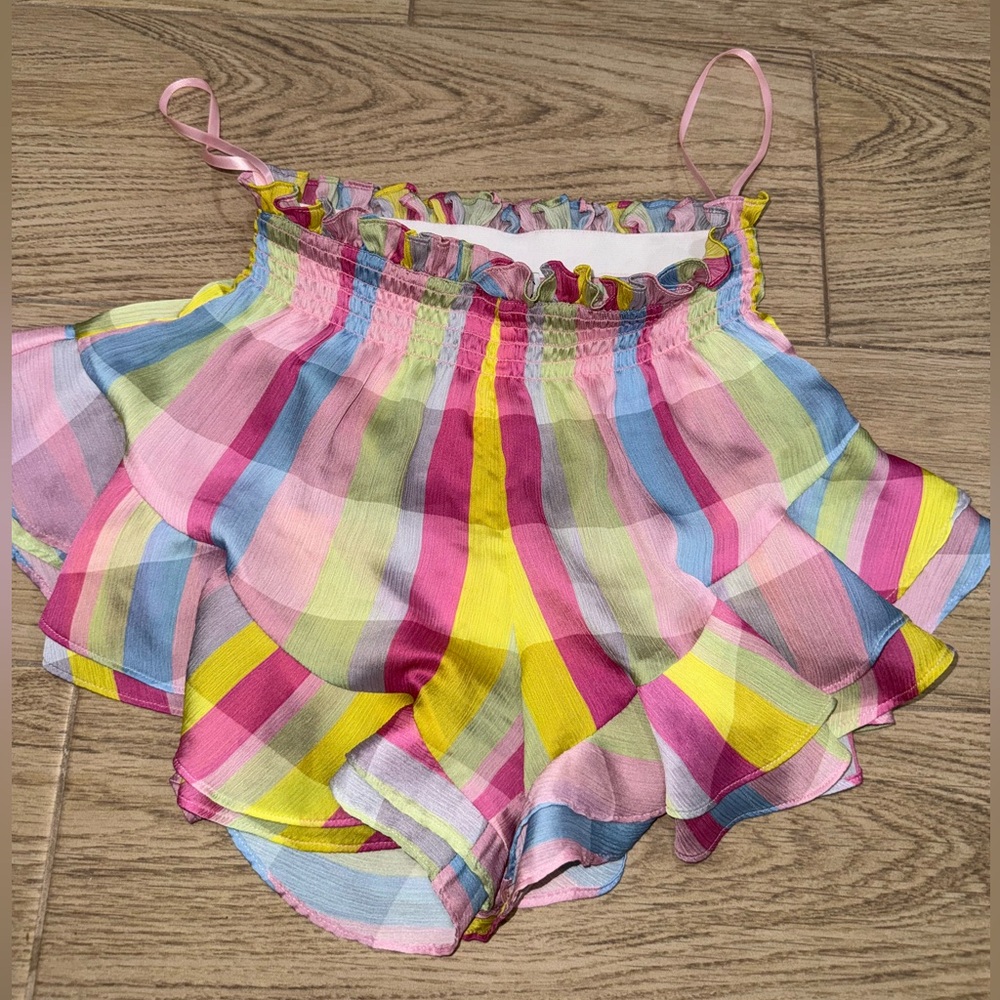 Gianni Bini Multicolor Striped  Shorts